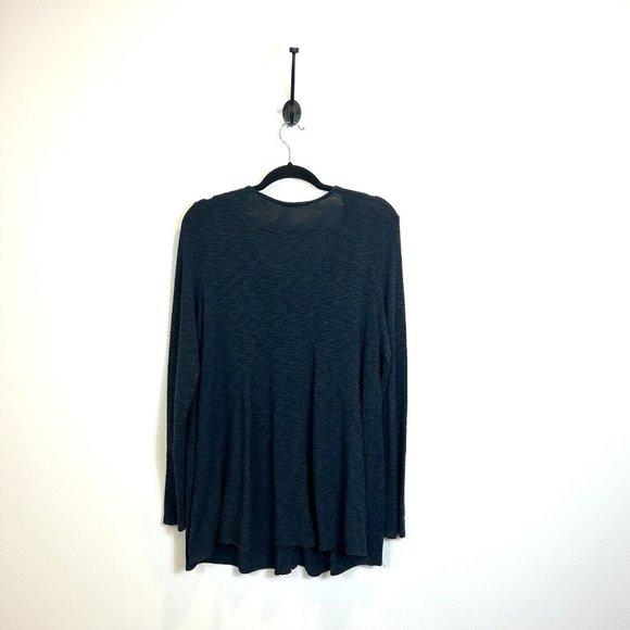 Women’s Et’ Lois Size Large Button Front Oversized Cardigan Top Blue - Picture 7 of 7